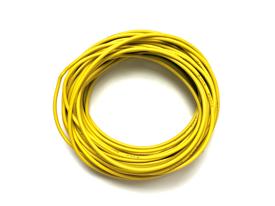 Купить Провод 18AWG луженая медь 1*0.75мм2 Жёлтый (термостойкий силикон 150 жил)(на отрез, цена за 1 метр) в Челябинске