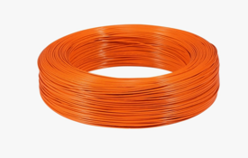 Купить Провод 18AWG луженая медь 1*0.75мм2 Оранжев (термостойкий силикон 150 жил)(на отрез, цена за 1 метр) в Челябинске