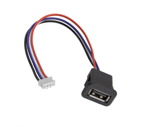 Купить Гнездо USB 2.0 на корпус 4Pin-PH2.0 с проводами в Челябинске
