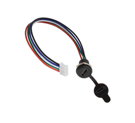 Купить Гнездо TYPE-C на корпус 5pin-PH2.0 с проводами и заглушкой в Челябинске
