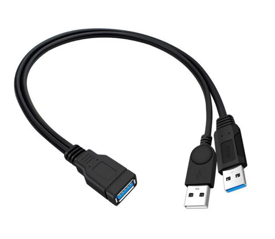 Купить Кабель USB-A (2 штекера-1гнездо) (0,3 метра) в Челябинске