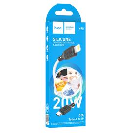 Купить Кабель USB - TYPE-C HOCO X90 2.4А (1 метр) Белый СИЛИКОН в Челябинске