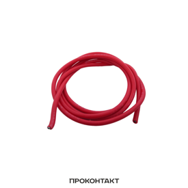 Купить Провод 14AWG луженая медь 1*2.1мм² красный (термостойкий силикон 400жил) (на отрез, цена за 1 метр) в Челябинске