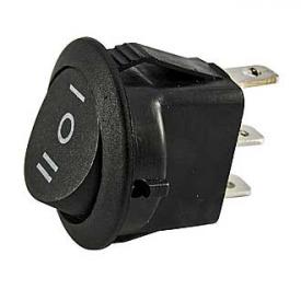 Купить Переключатель KCD1-08 ON-OFF-ON 6A 250V (3 контакта) черный в Челябинске