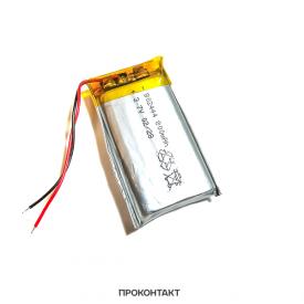Купить Аккумулятор литий-полимерный 8.0*25*35 802535 (3.7В, 680mah) в Челябинске