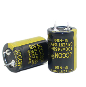 Купить Конденсатор электролитический    100UF 450V 105*C 22*30 JCCON в Челябинске