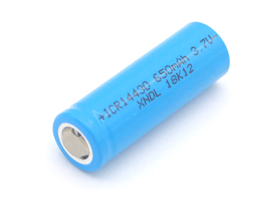 Купить Аккумулятор литий-ионный 14430  650mah ICR XNDL (факт 650mah) плоский + в Челябинске