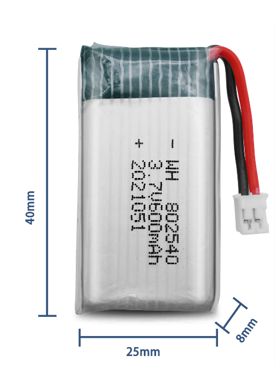 Купить Аккумулятор для радиоуправляемой игрушки 802540 600mAh 30C разъем SM в Челябинске