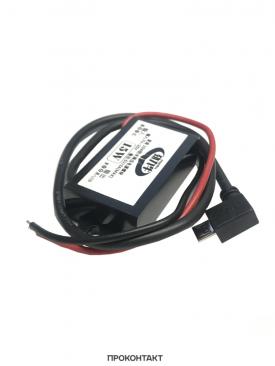 Купить Адаптер DC 12V - DC 5V 3A microUSB угловой в Челябинске