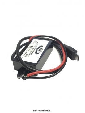Купить Адаптер DC 12V - DC 5V 3A microUSB прямой в Челябинске