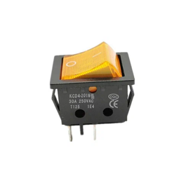 Купить Переключатель KCD4-201N on-off 30A 250V (4 контакта) желтый в Челябинске