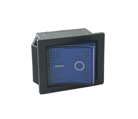 Купить Переключатель KCD4-201N on-off 30A 250V (4 контакта) синий в Челябинске
