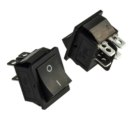 Купить Переключатель KCD4-201 on-off 30A 250V (4 контакта) черный в Челябинске