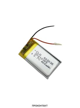 Купить Аккумулятор литий-полимерный 6.0*20*35 602035 (3.7В, 450mah) в Челябинске