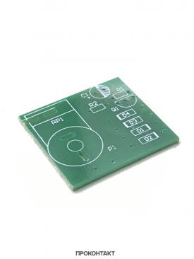 Купить PCB плата для сборки радиоконструктруктора Тиристорный регулятор для настольной лампы в Челябинске