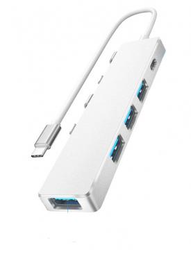 Купить Концентратор USB OT-PCR20 USB 2.0 (4*USB+Type-C) в Челябинске