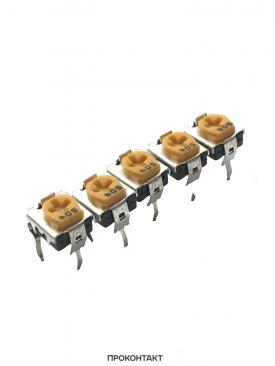 Купить Резистор подстроечный WH06-2-504 500K (5 штук) Купить Резистор подстроечный WH06-2-504 500K (5 штук) в Челябинске