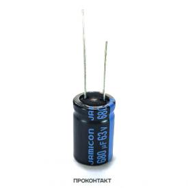 Купить Конденсатор электролитический    680UF  63V 105*C 16*25 TKR JAMICON в Челябинске