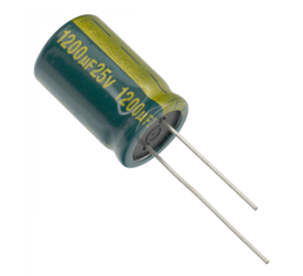 Купить Конденсатор LOW ESR  1200UF 25V 105*C 12.5*20 WL JAMICON в Челябинске