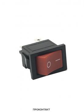 Купить Переключатель KCD1-201 ON-OFF 6A 250V (4 контакта) красный в Челябинске