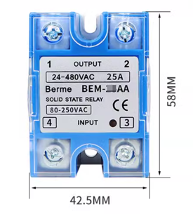 Купить Твердотельное реле SSR-1 440V 80-250V  60A SSR-60AA A4860 в Челябинске