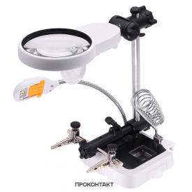 Купить Держатель Третья рука с лупой MG16129DC Купить Держатель Третья рука с лупой MG16129DC в Челябинске