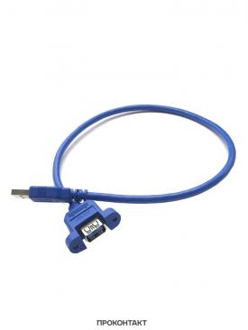 Купить Кабель USB-A 3.0 (штекер-гнездо) (0.5 метра) на корпус в Челябинске