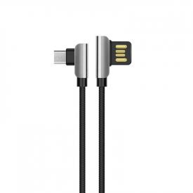 Купить Кабель USB - microUSB HOCO U42 2.4А (1.2 метра) Черный в Челябинске