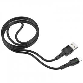 Купить Кабель USB - Lightning (iPhone) HOCO U82 2.4А (1.2 метра) Черный в Челябинске
