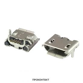 Купить Гнездо micro-USB 5конт smd (нижнее крепление, 4 крепежа в плату) тип1 в Челябинске