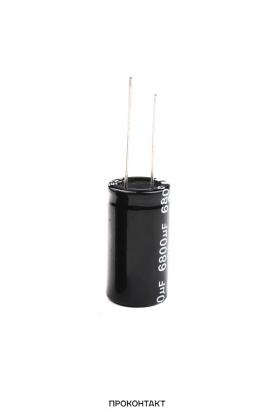 Купить Конденсатор электролитический   6800UF 25V 105*C 16*30 в Челябинске