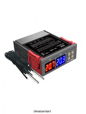 Купить Термостат (термореле) STC-3008 2 канала ( -55 до +120℃)   12VDC 10A 85х75х35мм в Челябинске