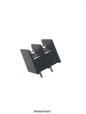 Купить Клеммник барьерный винтовой на плату DG25C-B-02P-13-00A(H) черный (7.62мм) в Челябинске