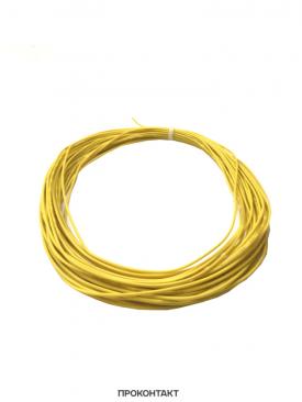 Купить Провод UL1007 НПнг(C)-HF 28AWG (0.08мм², медь) желтый (отрезок 10 метров) в Челябинске