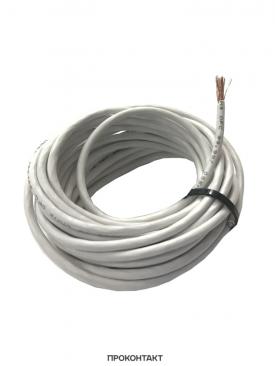 Купить Кабель 2.4C2V BC WT коаксиальный 75 Ом медный белый (отрезок 5 метров) в Челябинске