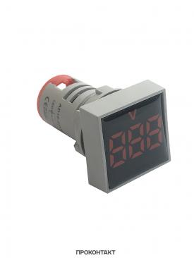 Купить Вольтметр цифровой DMS-125 22мм 20-500VAC красный в Челябинске