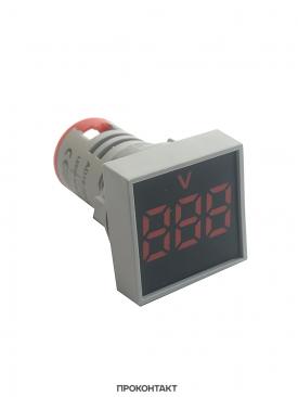 Купить Вольтметр цифровой DMS-145 22мм 20-500VAC красный в Челябинске