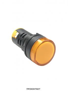 Купить Индикатор AD16-22D/S Ø22 12V желтый LED в Челябинске