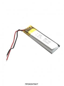Купить Аккумулятор литий-полимерный 5.0*12*40 5.01240 (3.7В, 220mah) в Челябинске