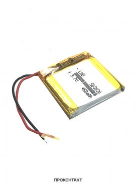 Купить Аккумулятор литий-полимерный 5.0*30*30 503030 (3.7В, 400mah) в Челябинске