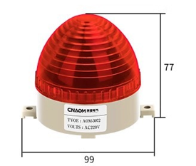 Купить Лампа стробоскопическая сигнальная LED-3072 99*77мм 12v 24v 220v красный/желтый/зеленый/синий в Челябинске