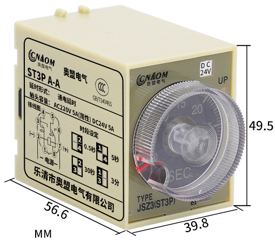 Купить Реле времени ST3PA-B A C D DC24V AC220V AC380V в Челябинске