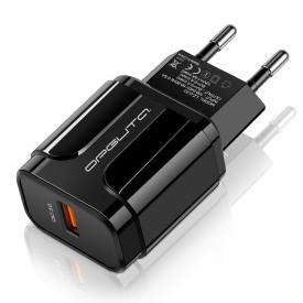 Купить Зарядное устройство 1*USB OT-APU28 3A быстрая зарядка QC3.0 Черный в Челябинске