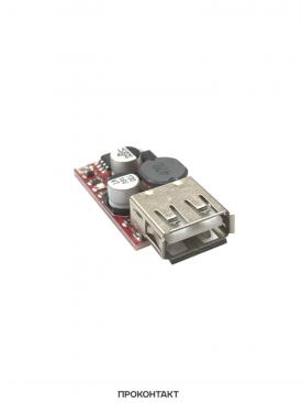 Купить Понижающий DC-DC модуль  3А USB 1 выход (вход 8-40V) в Челябинске