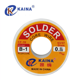Купить Припой KAINA B 0.6мм Sn63/Pb37 с флюсом CF-10  34гр в Челябинске