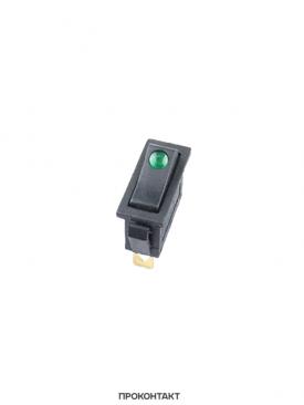 Купить Переключатель KCD3-101L ON-OFF 15A 250V (3 контакта) зеленый в Челябинске