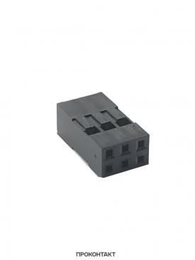 Купить Разъем Dupont 2x3pin 2.54мм BLD-6 (без контакта, только корпус) в Челябинске