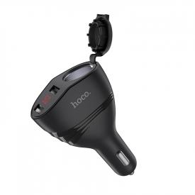 Купить Зарядное устройство в гнездо прикуривателя 2*USB HOCO Z34 3.1A Черный в Челябинске
