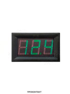 Купить Вольтметр цифровой 0.36 0-30V синий 3 провода в Челябинске