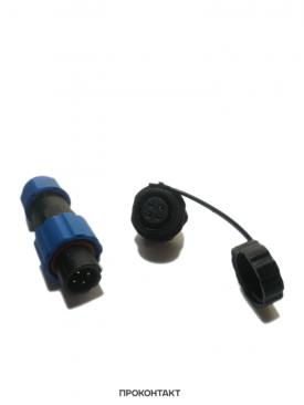 Купить Разъем герметичный SZC13 SP13-4L 4P-M-FB 4 контакта в Челябинске